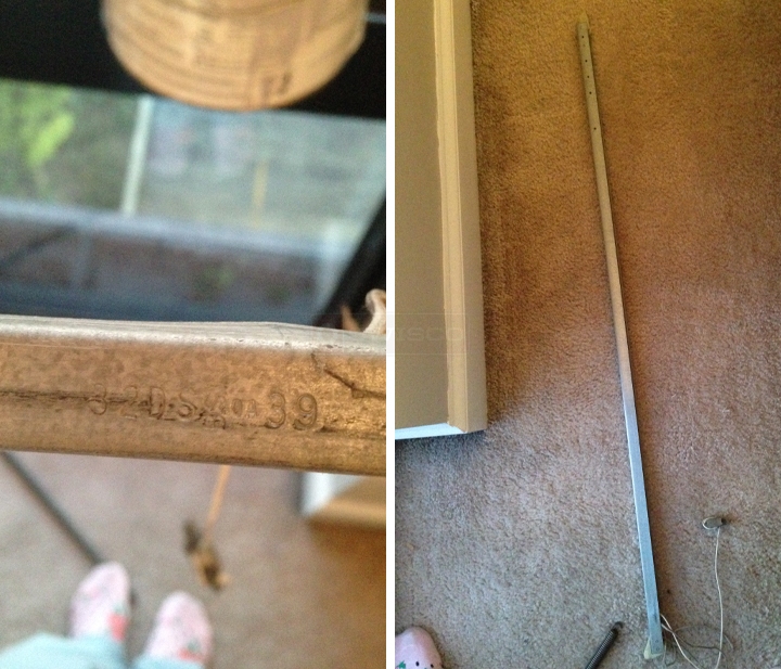 User submitted photos of a window balance.