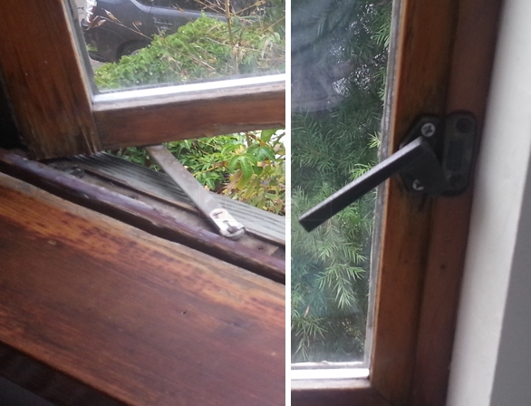 User submitted photo of their window hardware.