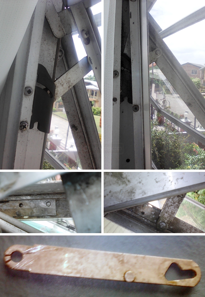 User submitted photos of window hardware.