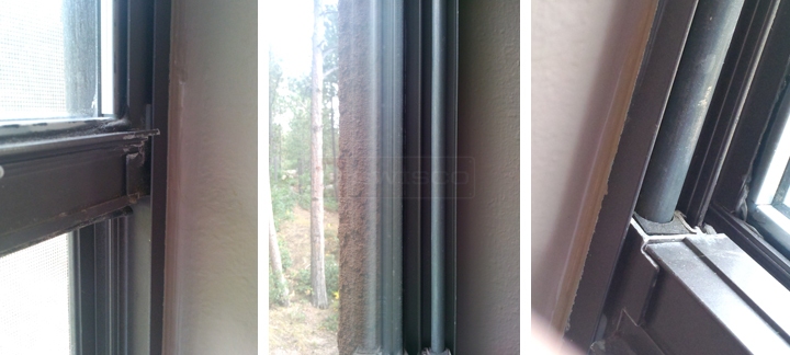 User submitted photos of window hardware.