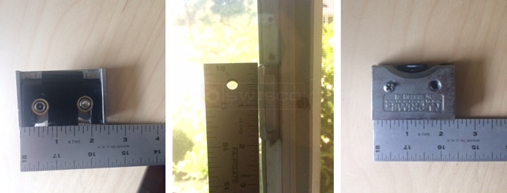 User submitted photos of window hardware.