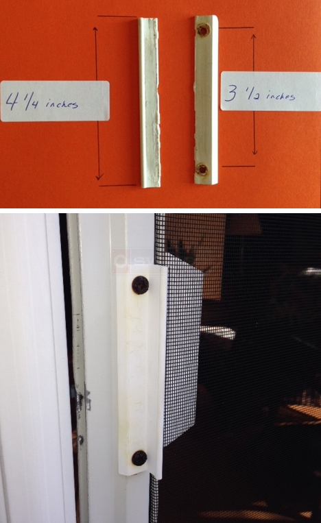 User submitted photo of their door hardware.