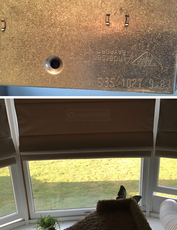 User submitted photos of window hardware.