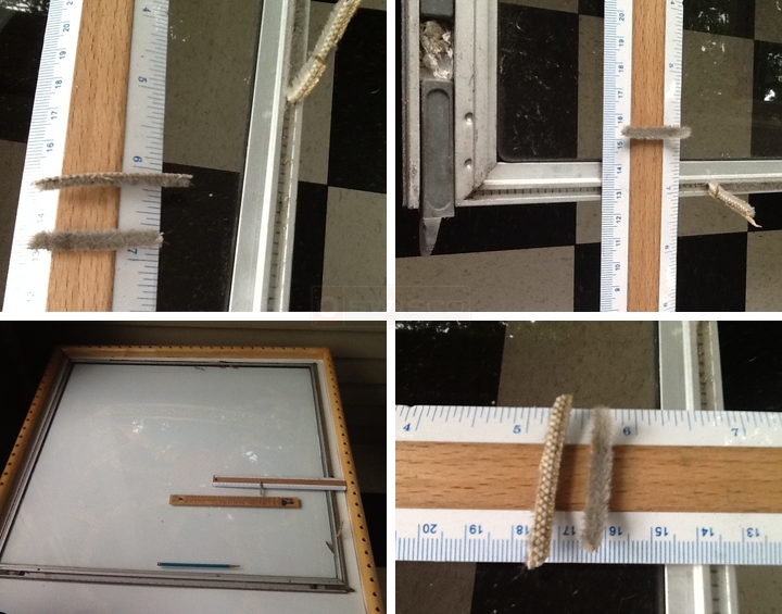 User submitted photos of window hardware.