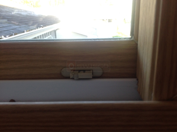 User submitted a photo of window hardware.