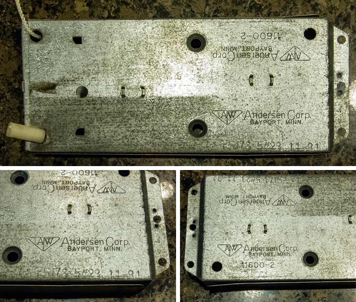 User submitted photos of a window balance.