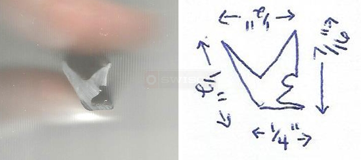 User submitted photos of a glazing bead.