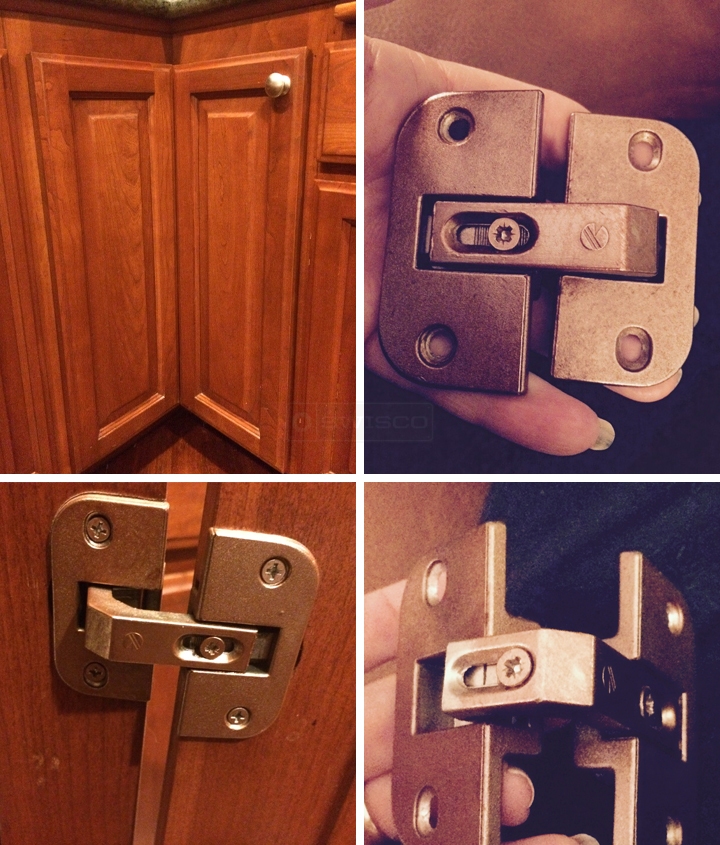 User submitted photos of a cabinet hinge.