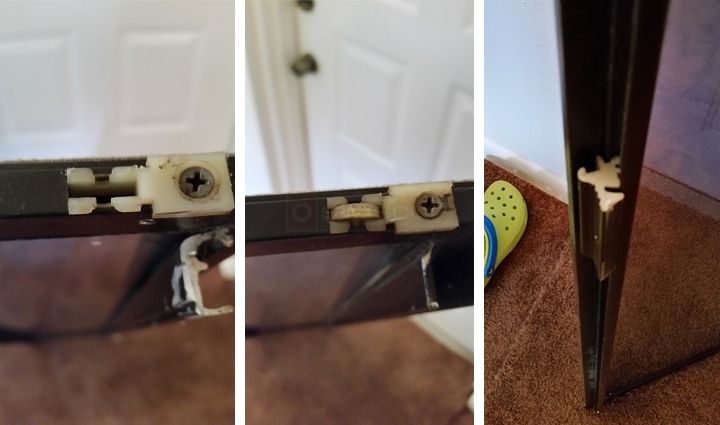 User submitted photos of window hardware.