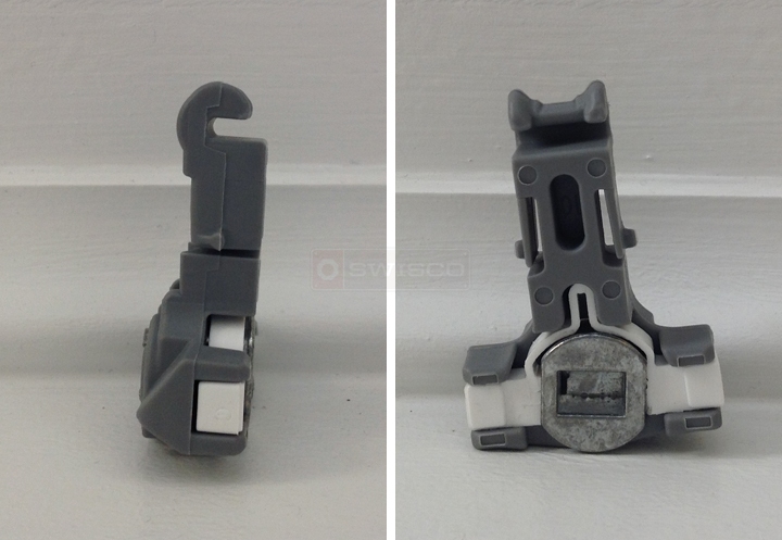 User submitted photos of a window balance shoe.