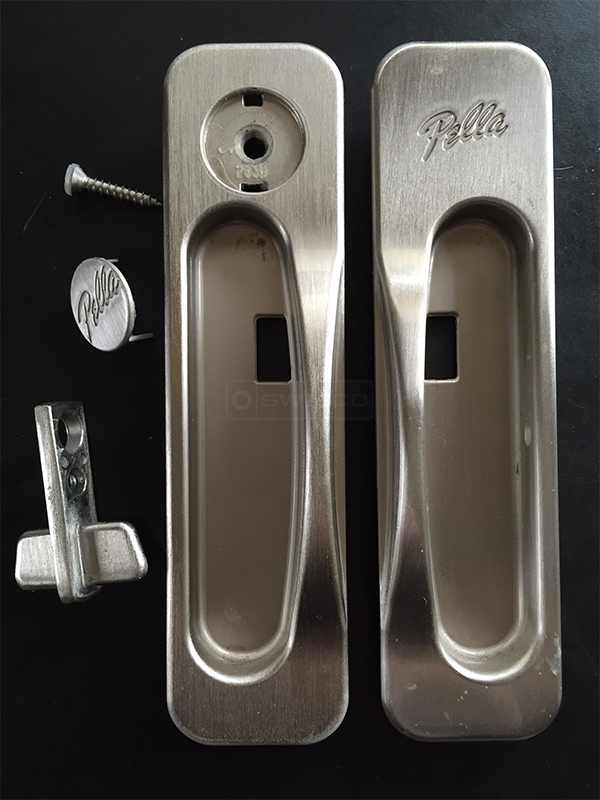 User submitted a photo of patio door hardware.