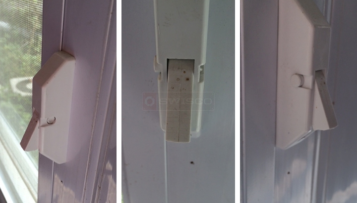 User submitted photos of a window lock.