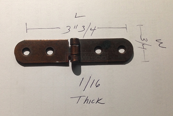 User submitted a photo of a hinge.