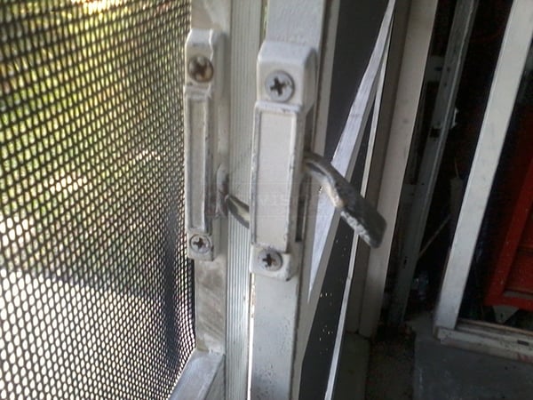 User submitted a photo of a window lock & keeper.