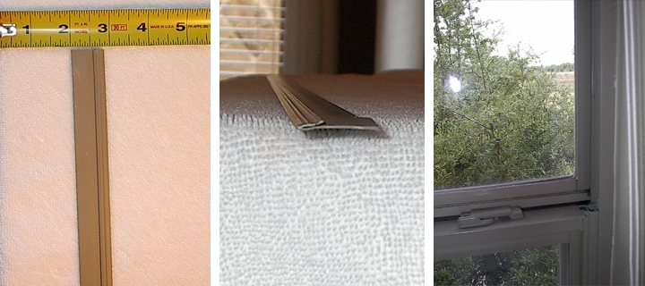 User submitted photos of weatherstripping.