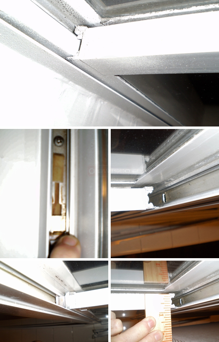 User submitted photos of window hardware.