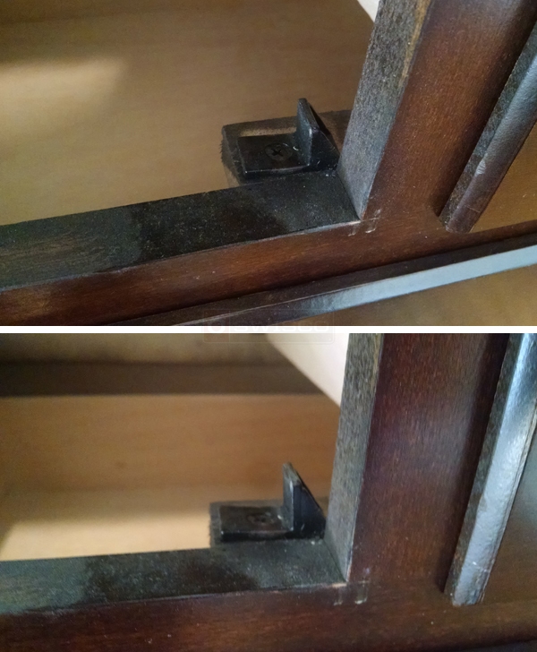 User submitted photos of drawer hardware.