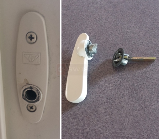 User submitted photo of their door hardware.