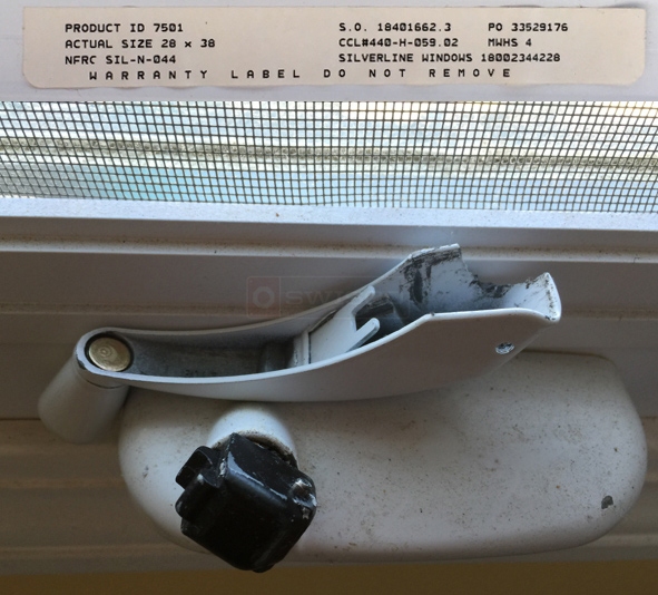 User submitted a photo of a window operator.