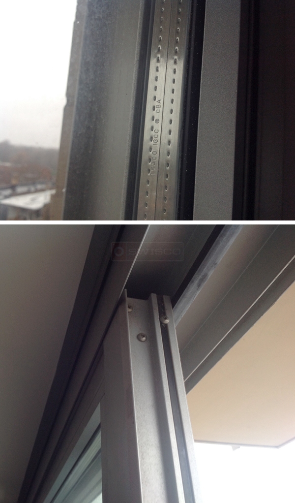 User submitted photos of patio door hardware.