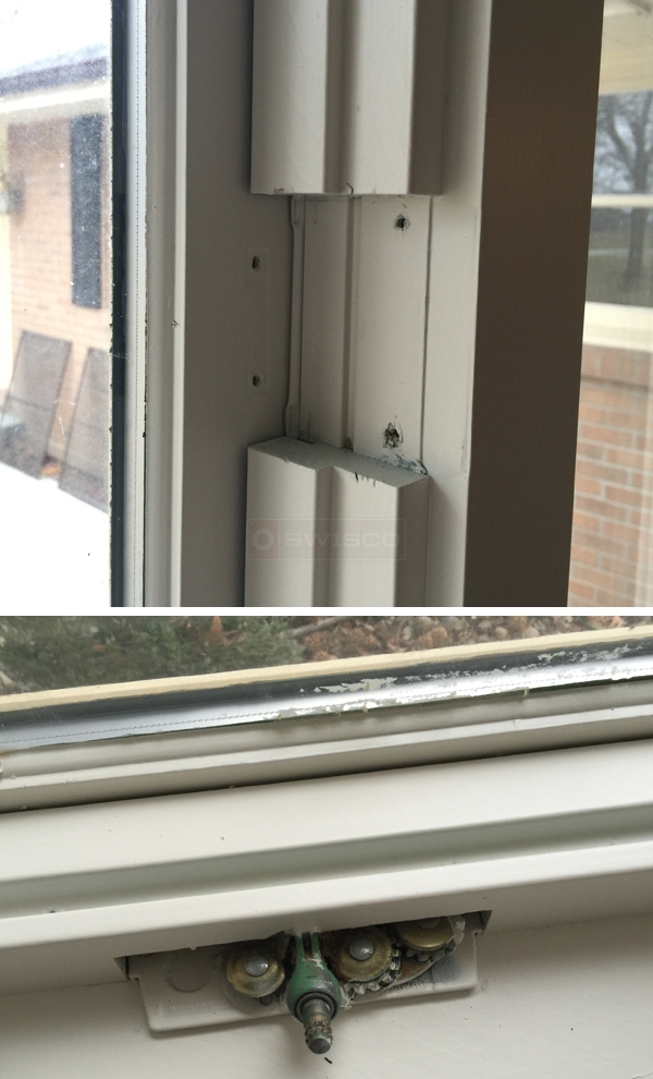 User submitted photos of window hardware.