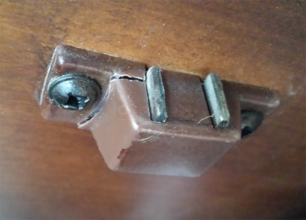 User submitted a photo of cabinet hardware.