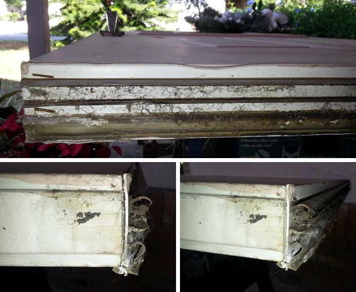 User submitted photos of a door sweep.