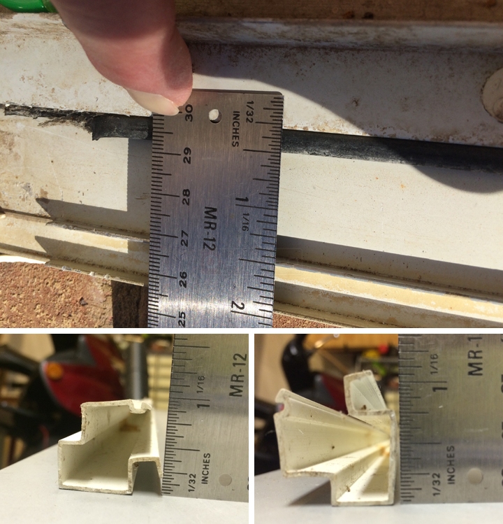 User submitted photos of window hardware.