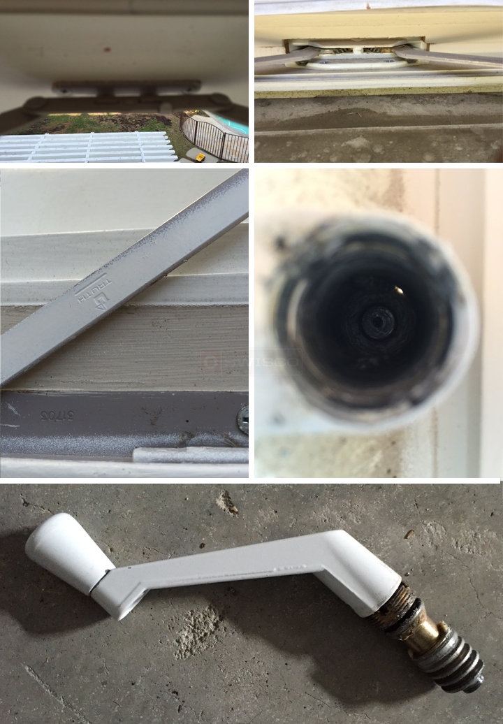 User submitted photos of a window operator.