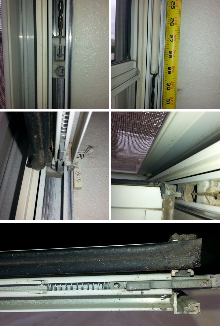 User submitted photos of window hardware.