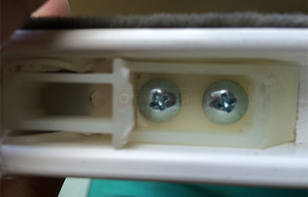 User submitted photos of a top sash guide.