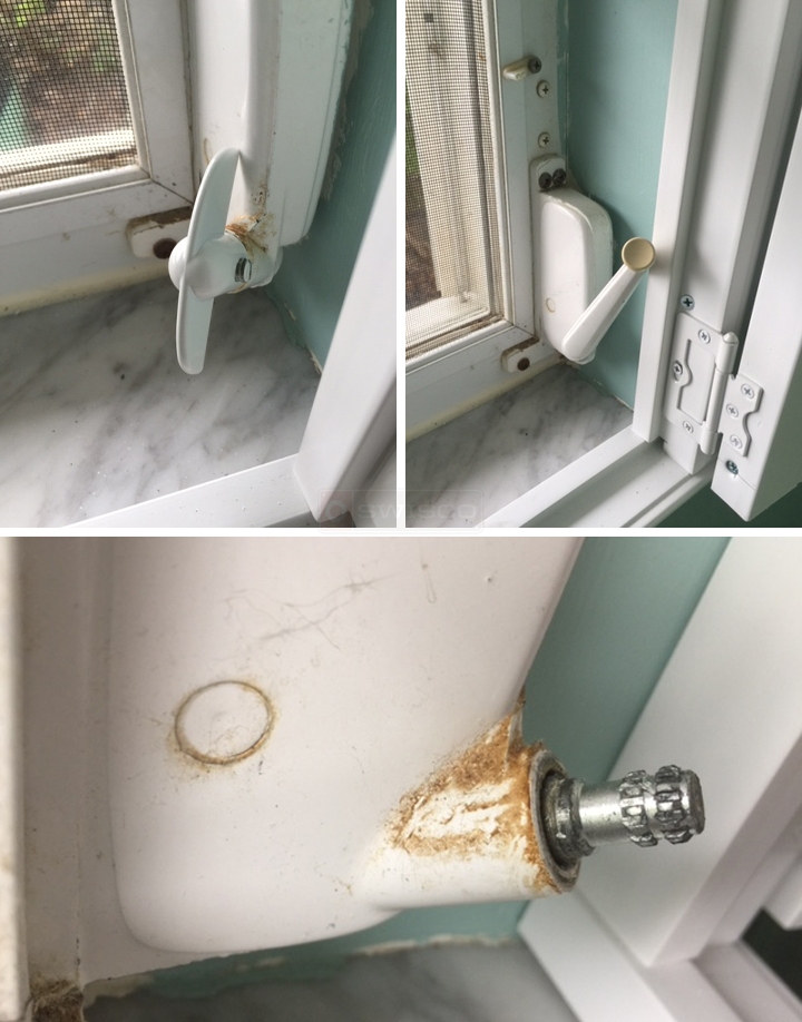 User submitted photos of a window operator.