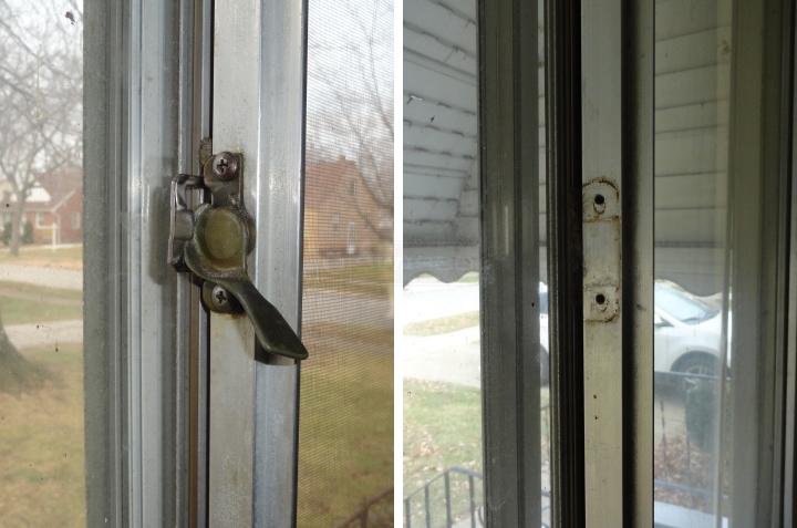 User submitted photos of a window lock.