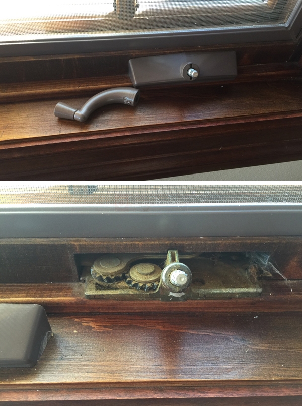 User submitted photos of a window operator.