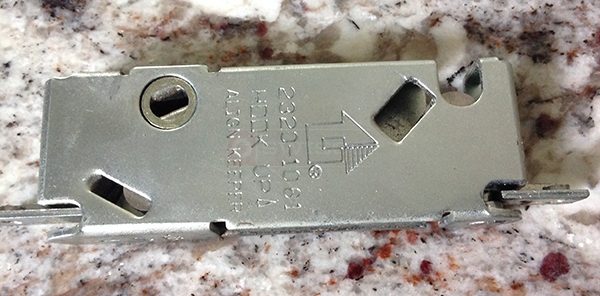 User submitted a photo of a mortise lock.