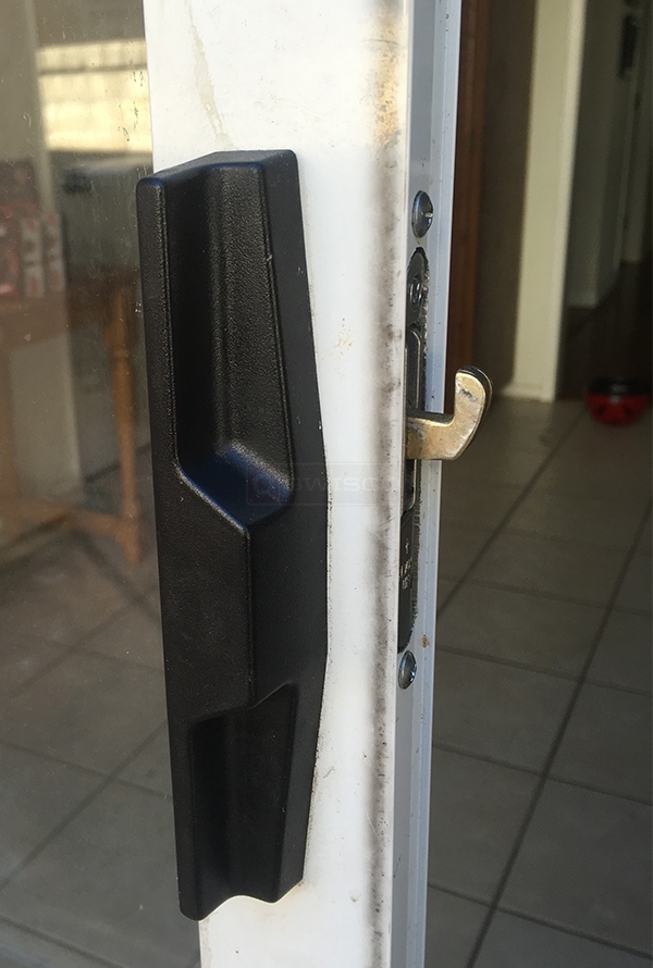 User submitted a photo of a patio door handle.