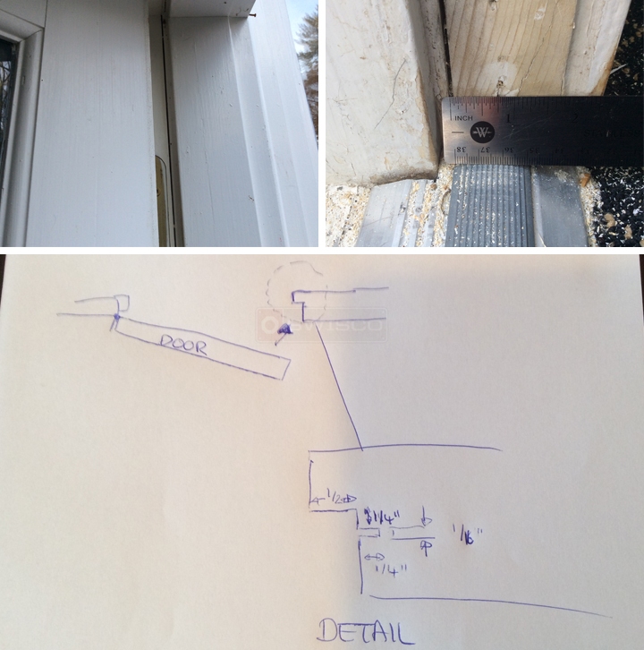 User submitted photos of weatherstripping.