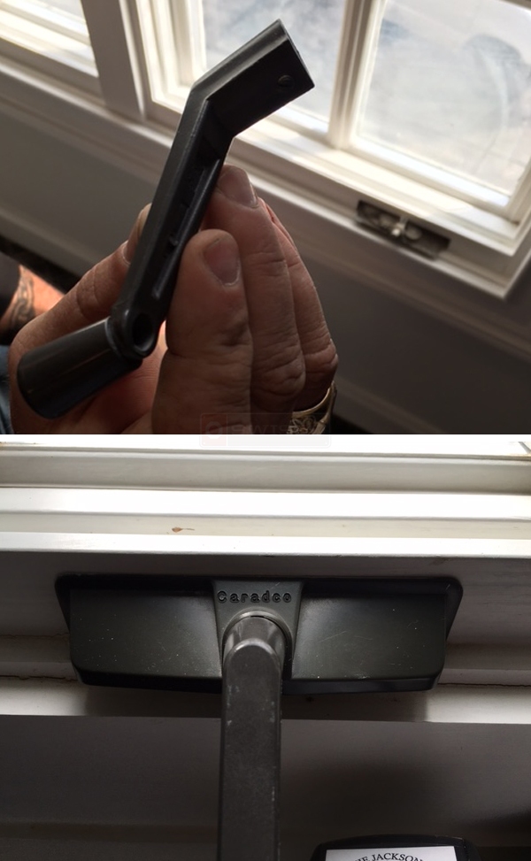 User submitted photos of a window operator.