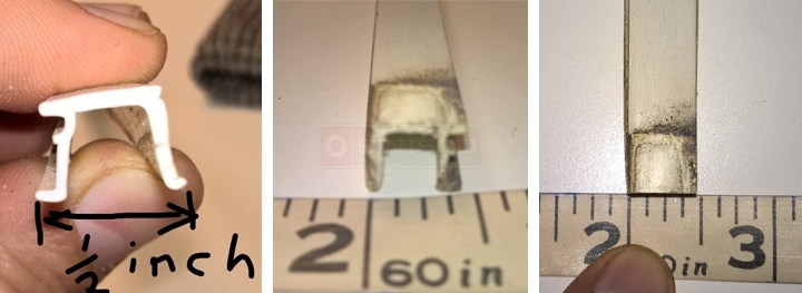 User submitted photos of a glazing bead.
