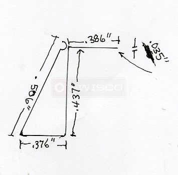 User submitted a diagram of a window clip.