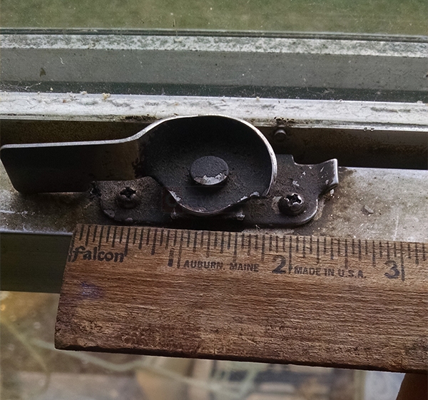 User submitted photos of a window lock.