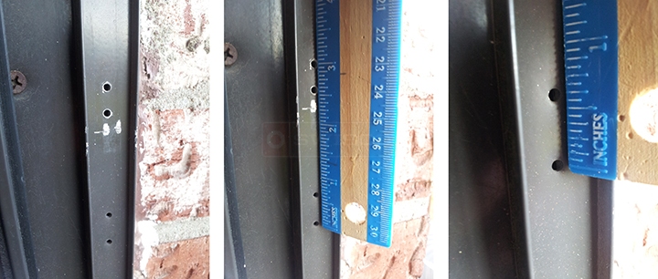 User submitted photos of patio door hardware.