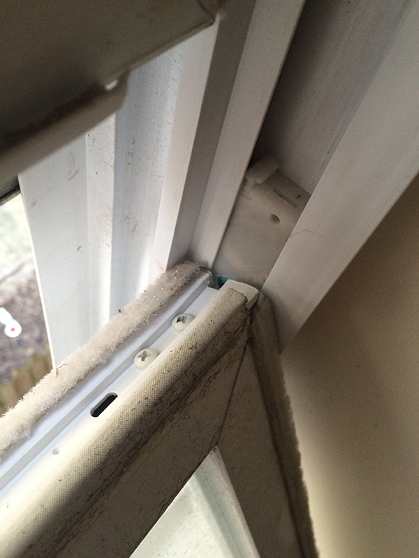 User submitted a photo of window hardware.