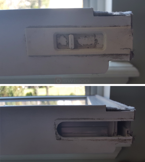 User submitted photos of a tilt latch.