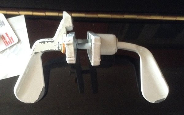 User submitted a photo of a storm door handle.