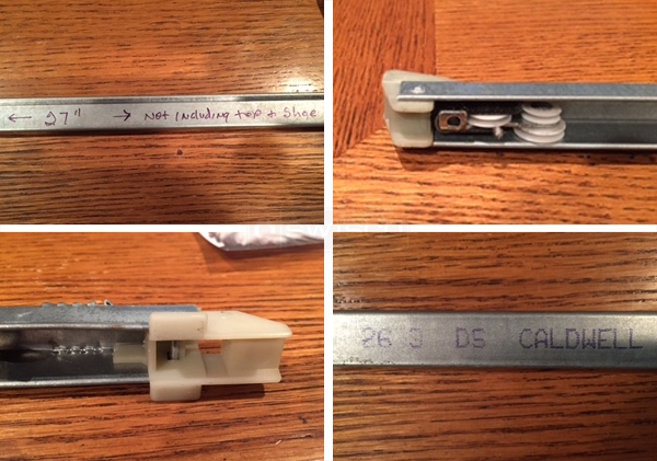 User submitted photos of a window balance.