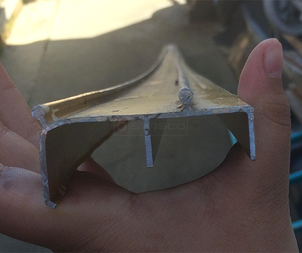 User submitted a photo of a closet door track.