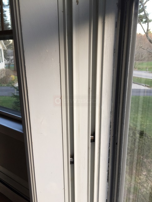 User submitted a photo of window hardware.