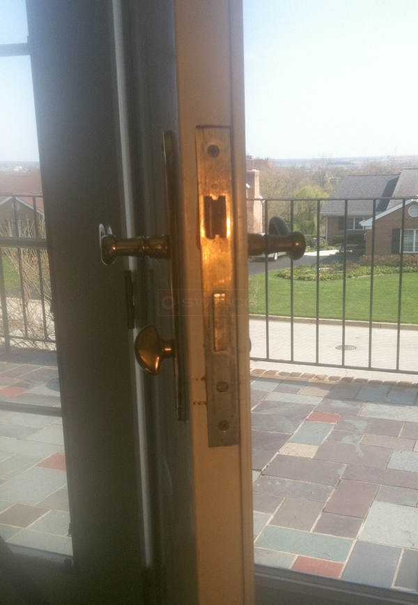 User submitted photos of door hardware.