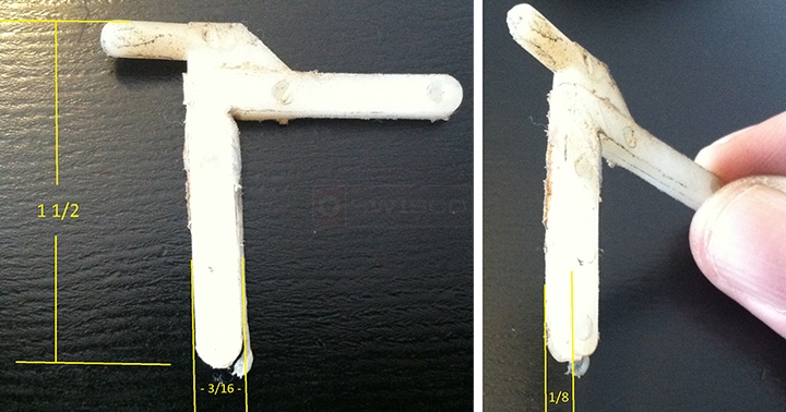User submitted photos of a corner key.